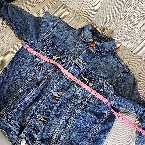 Levi's Denim Jean Jacket Mens Size Small - Picture 8 of 11